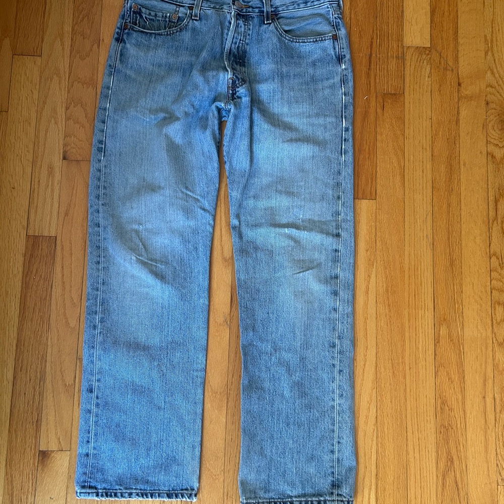 Levi's Men's Straight Jeans in Light Blue